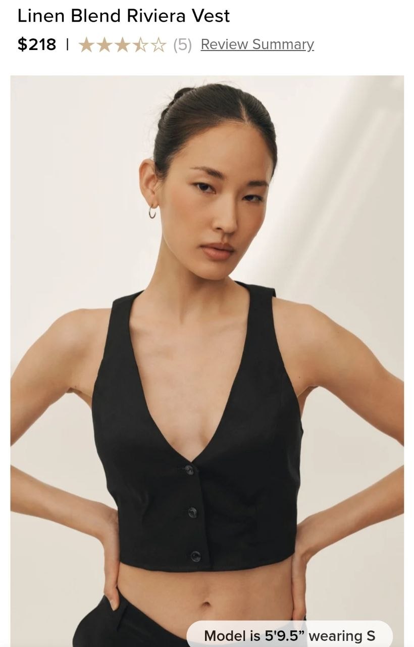 Linen Blend Riviera Vest