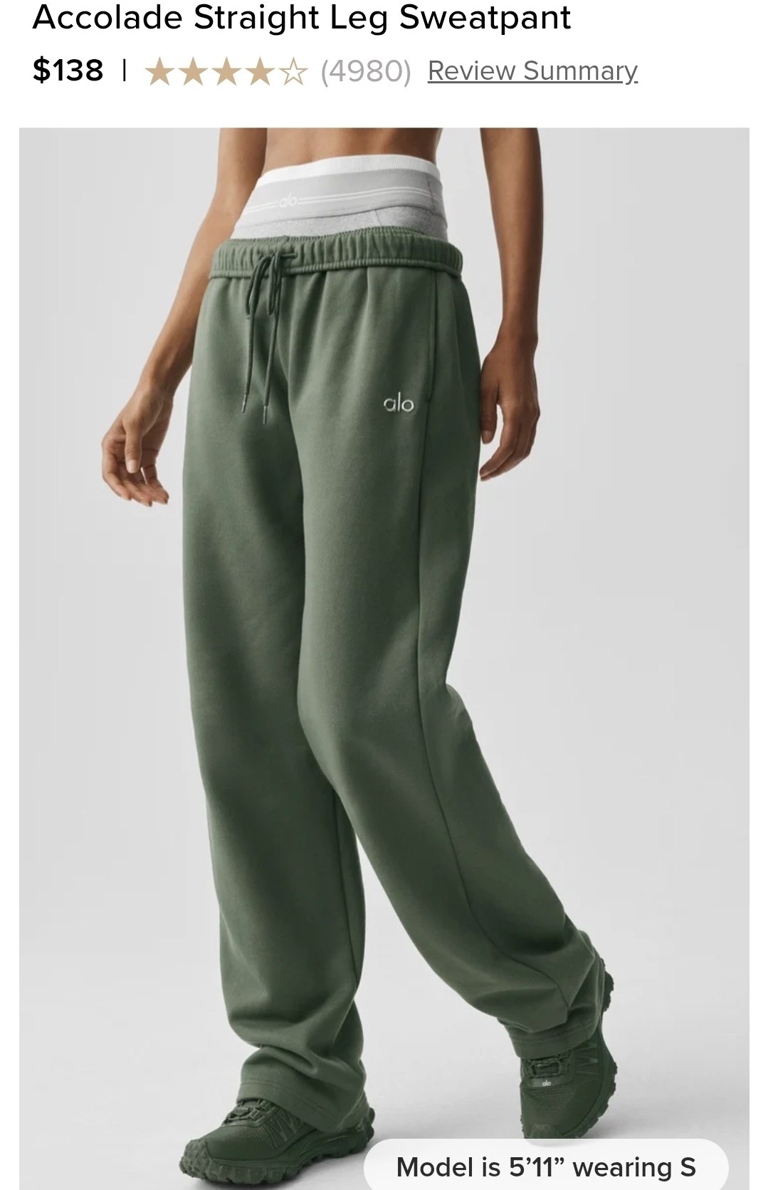 Accolade Straight Leg Sweatpant