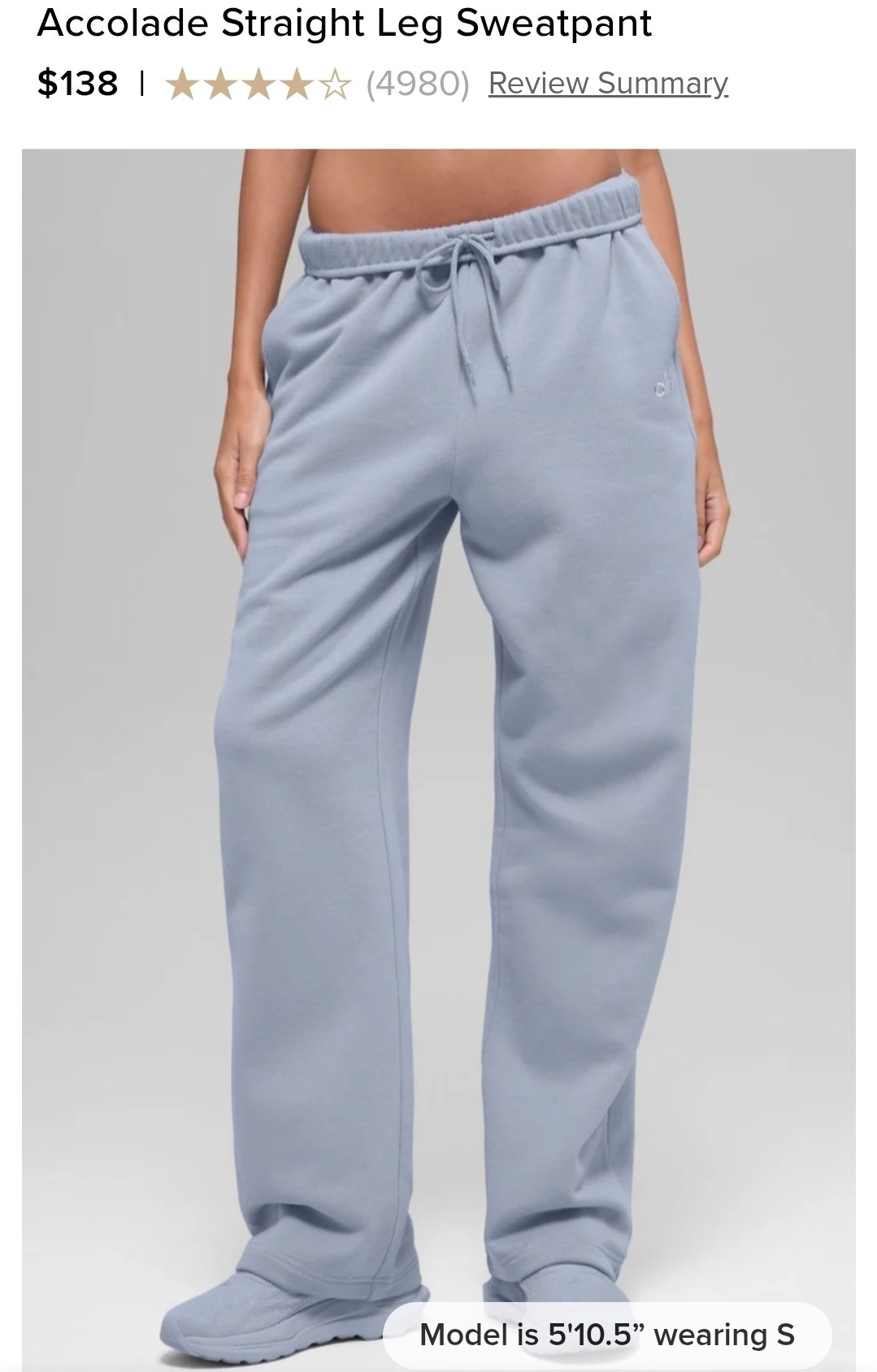 Accolade Straight Leg Sweatpant