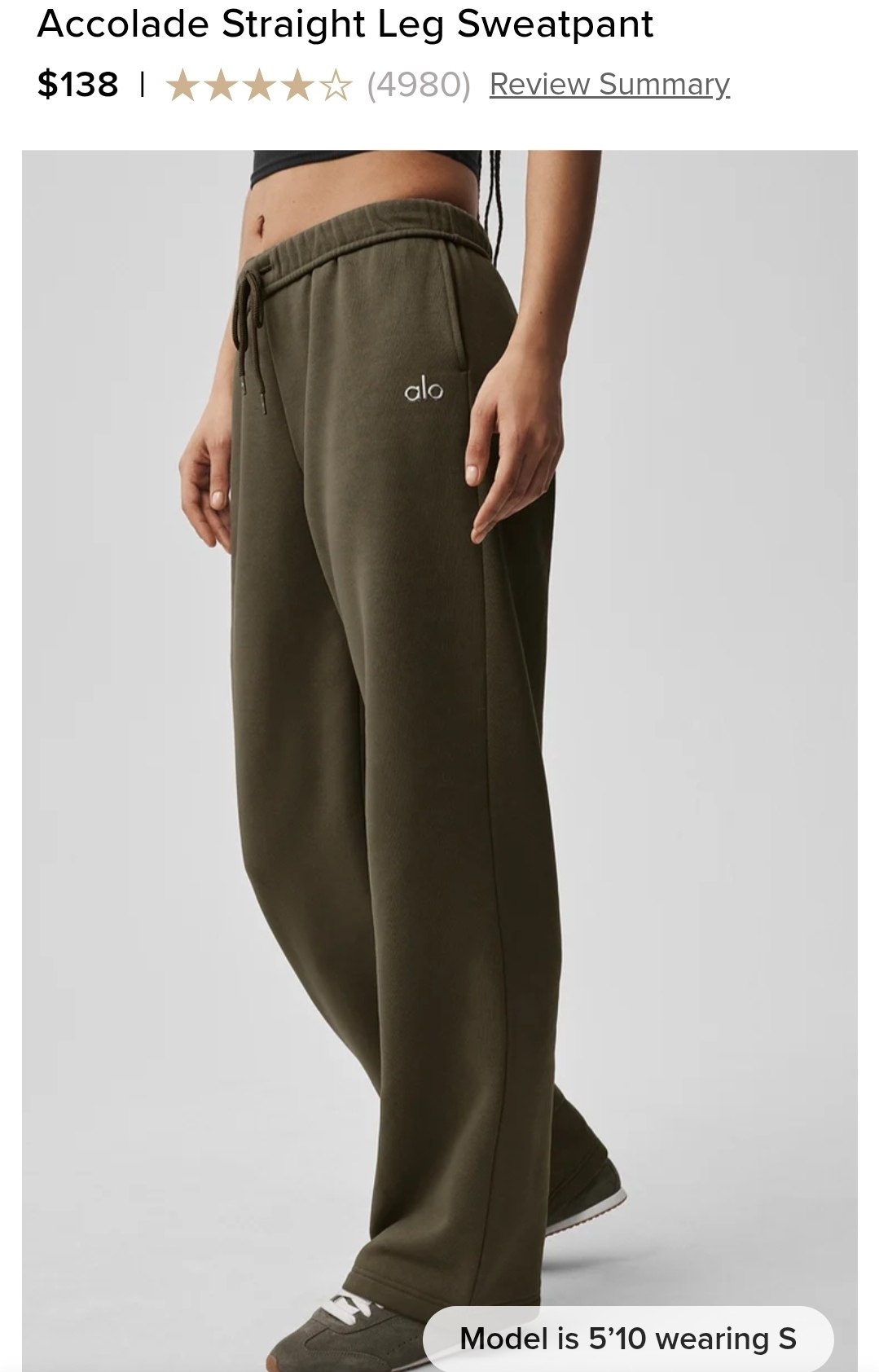 Accolade Straight Leg Sweatpant
