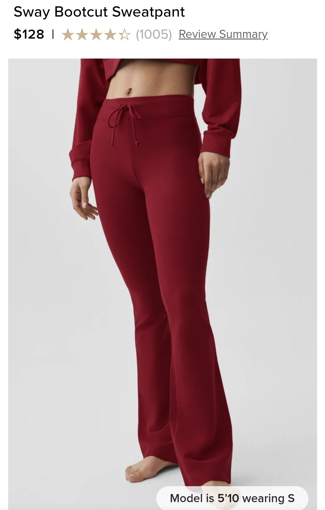 Sway Bootcut Sweatpant