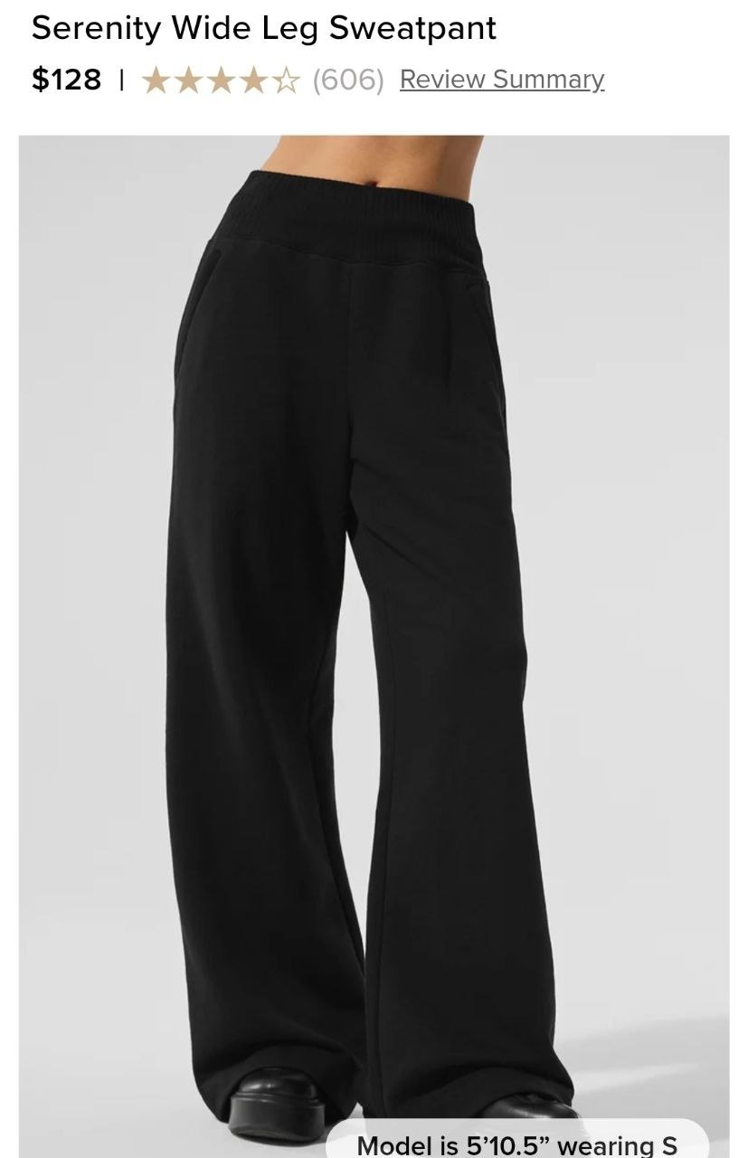 Serenity Wide Leg Sweatpant