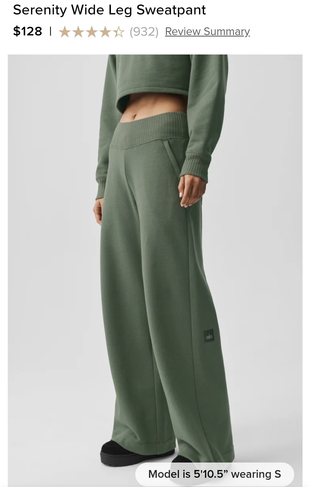 Serenity Wide Leg Sweatpant