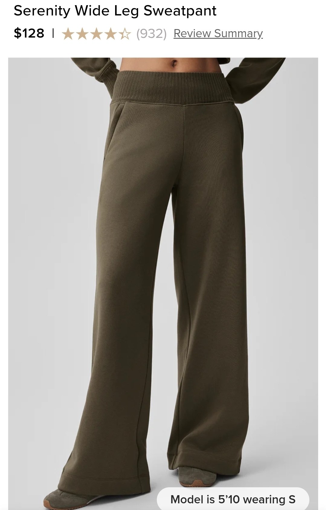 Serenity Wide Leg Sweatpant