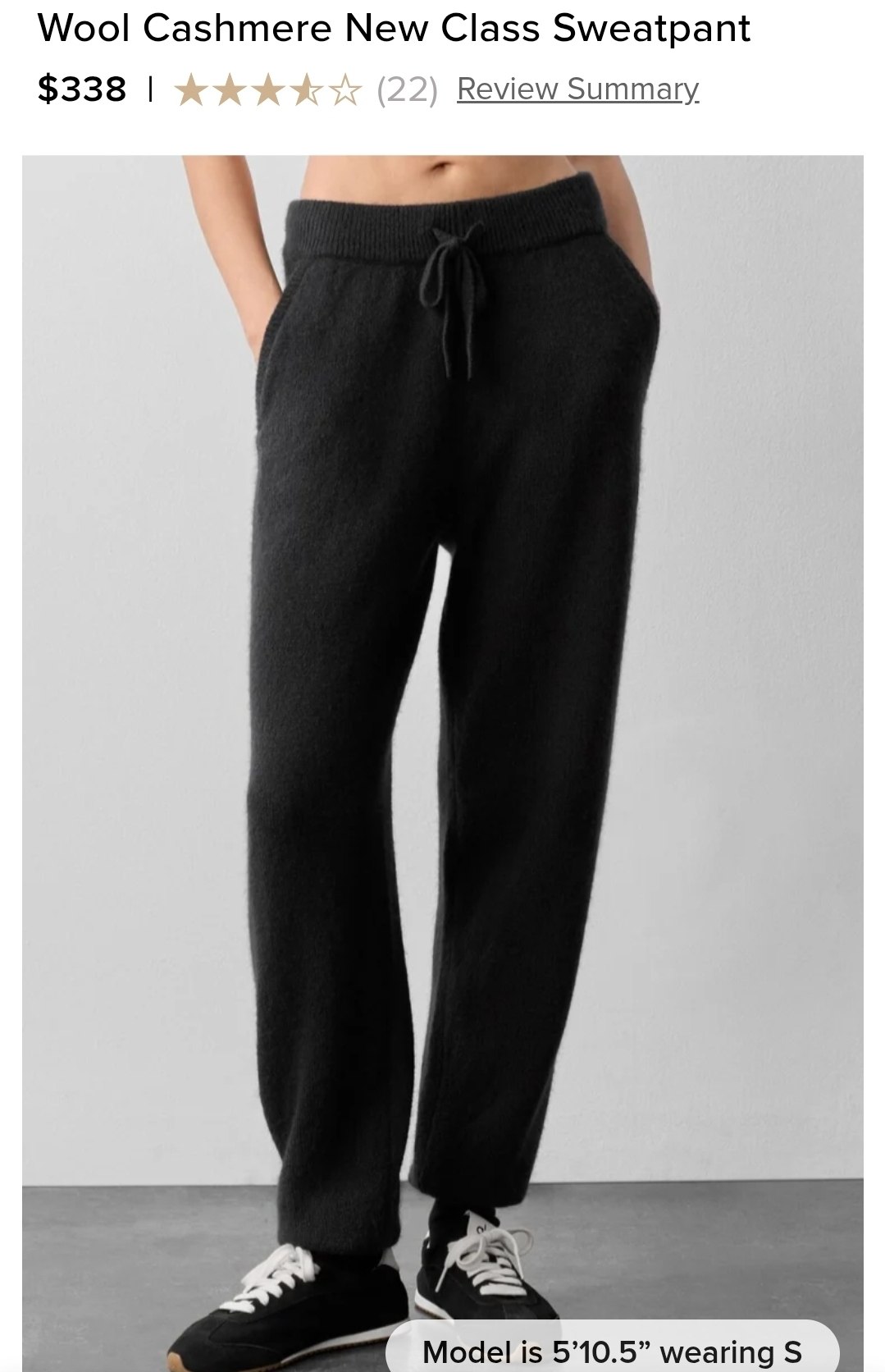 Wool Cashmere New Class Sweatpant