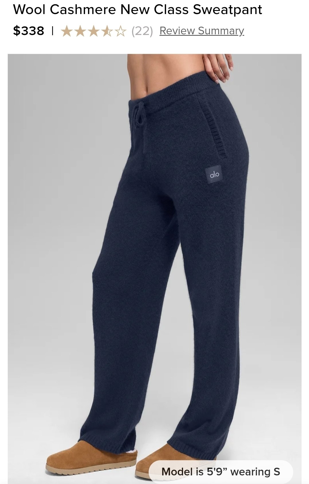 Wool Cashmere New Class Sweatpant