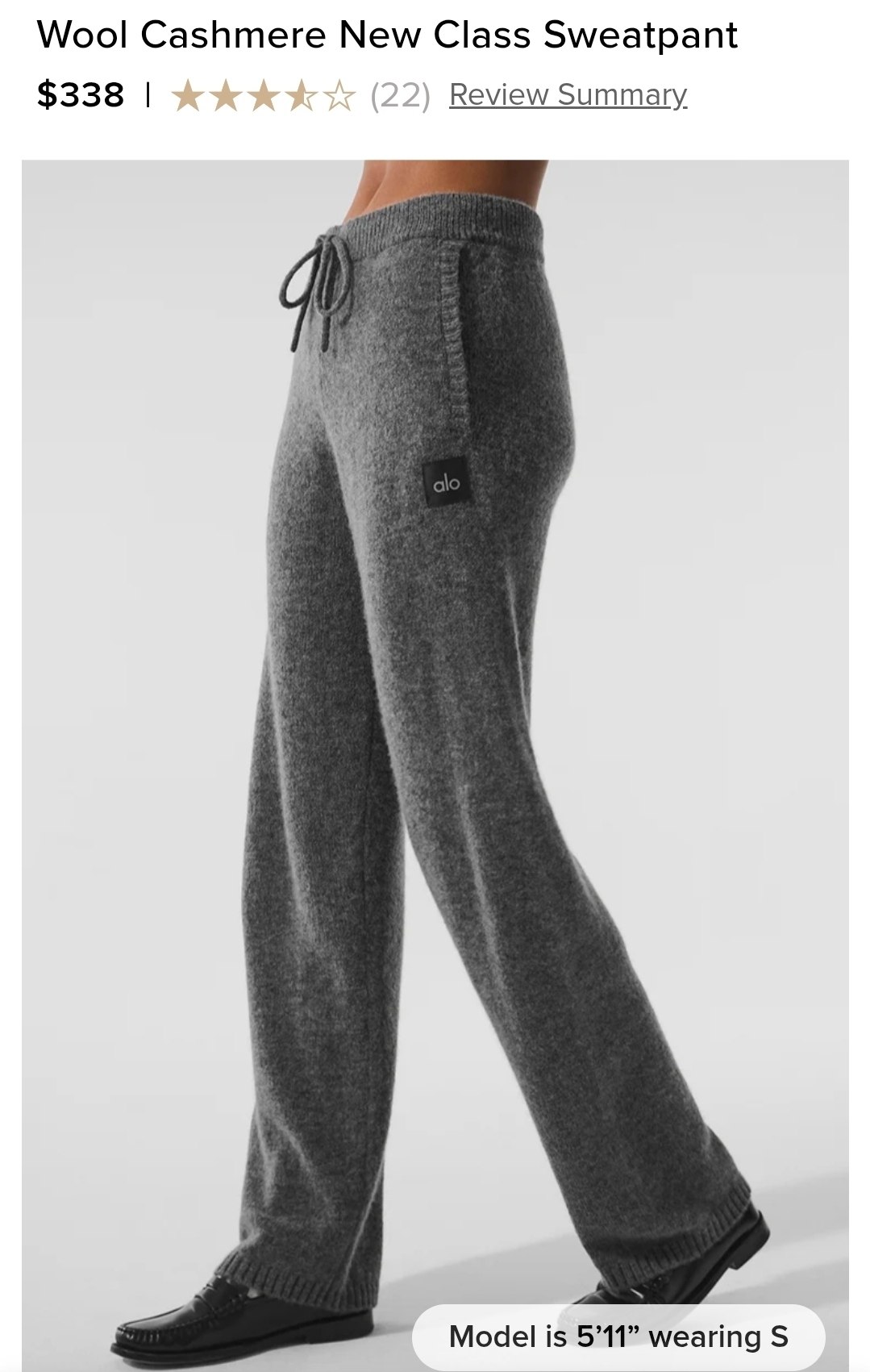 Wool Cashmere New Class Sweatpant