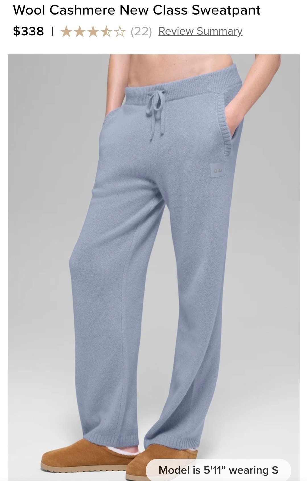 Wool Cashmere New Class Sweatpant