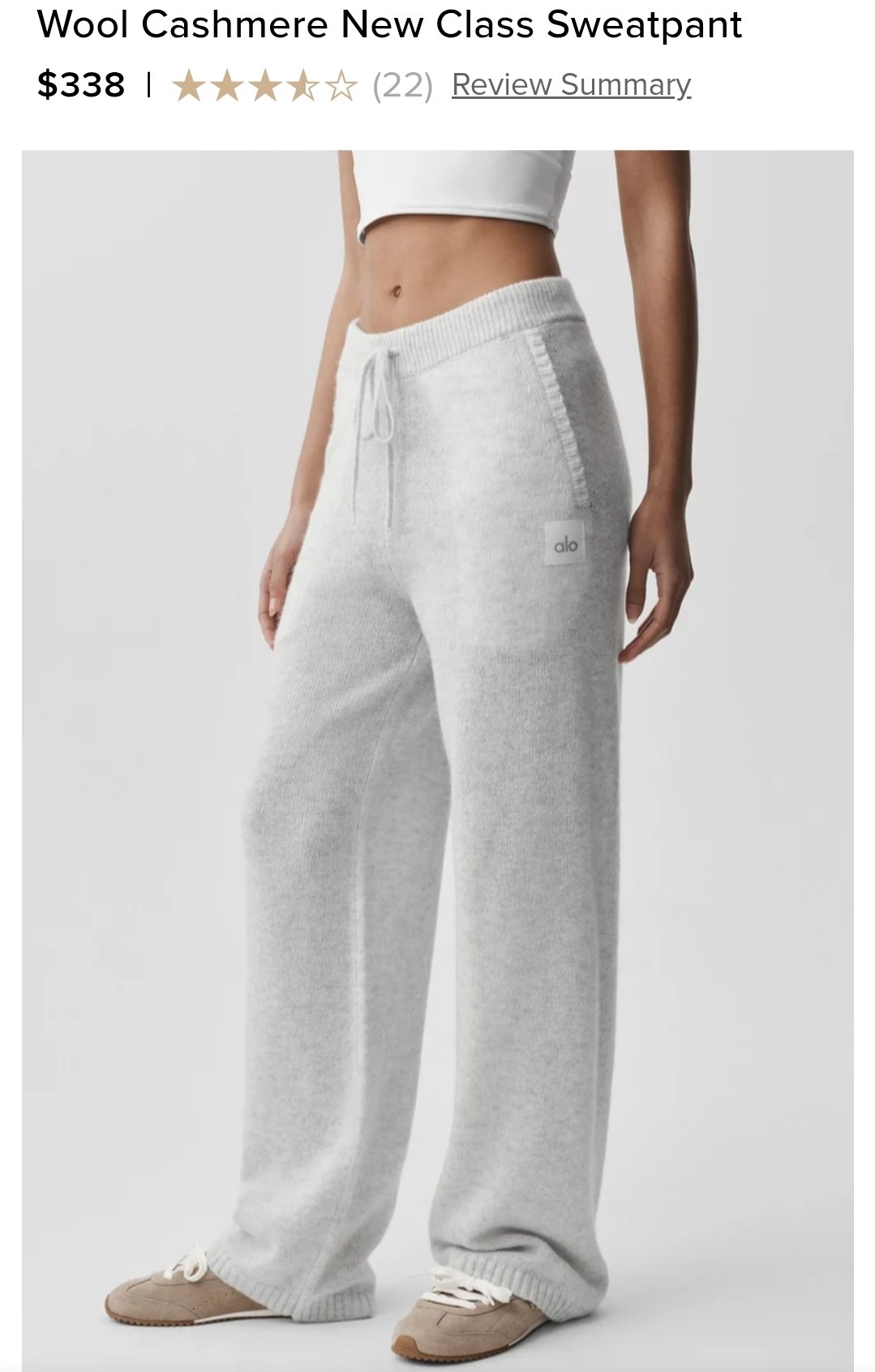 Wool Cashmere New Class Sweatpant