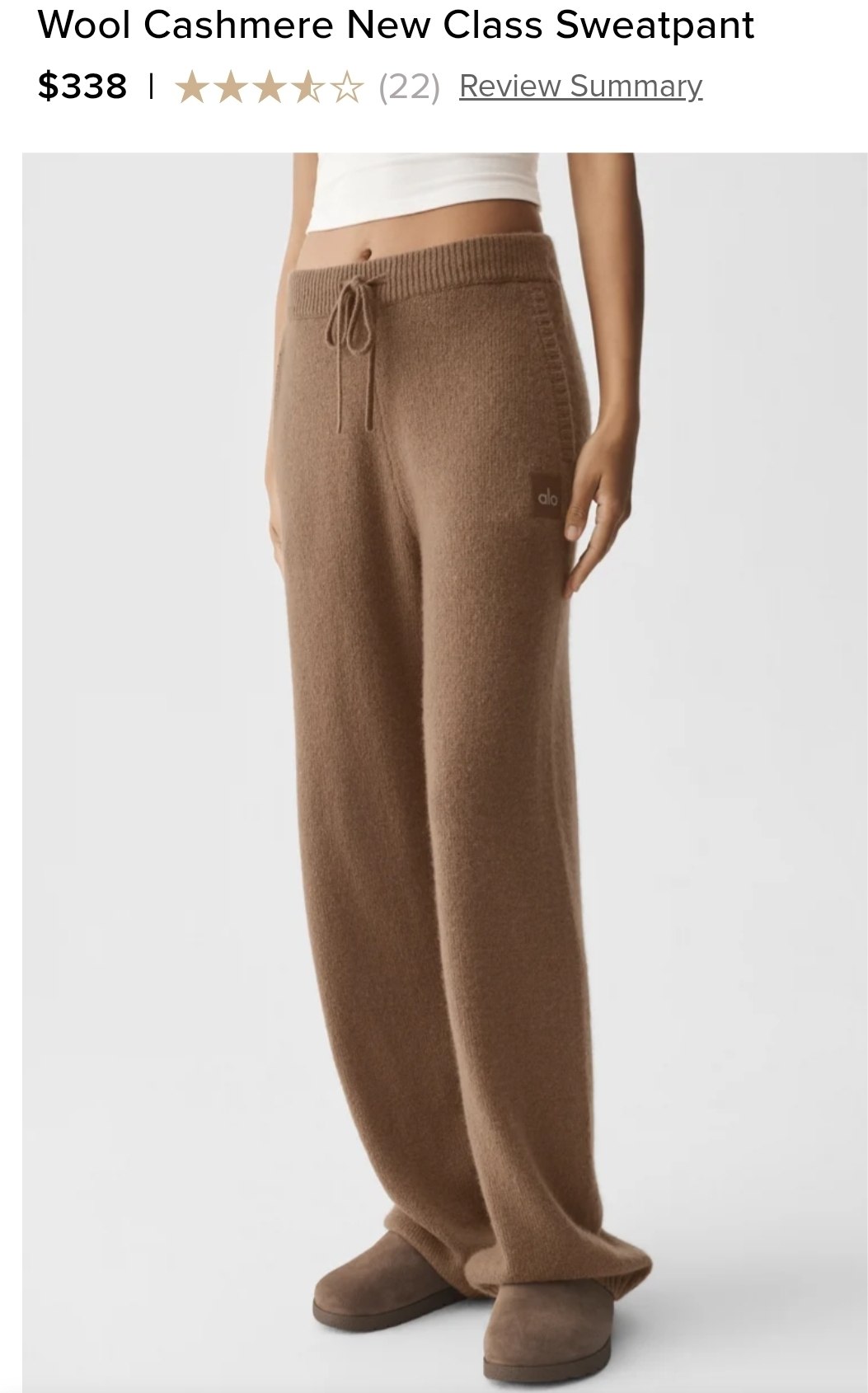 Wool Cashmere New Class Sweatpant