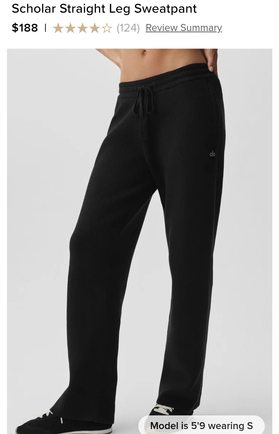 Scholar Straight Leg Sweatpant