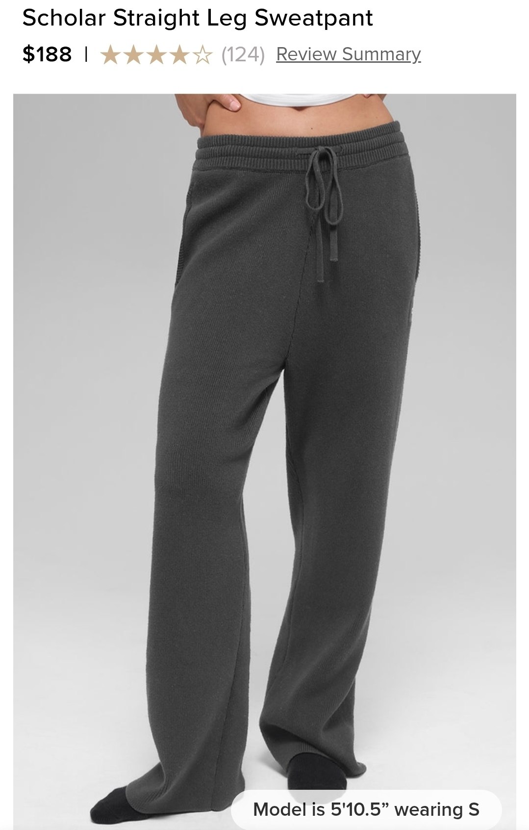 Scholar Straight Leg Sweatpant