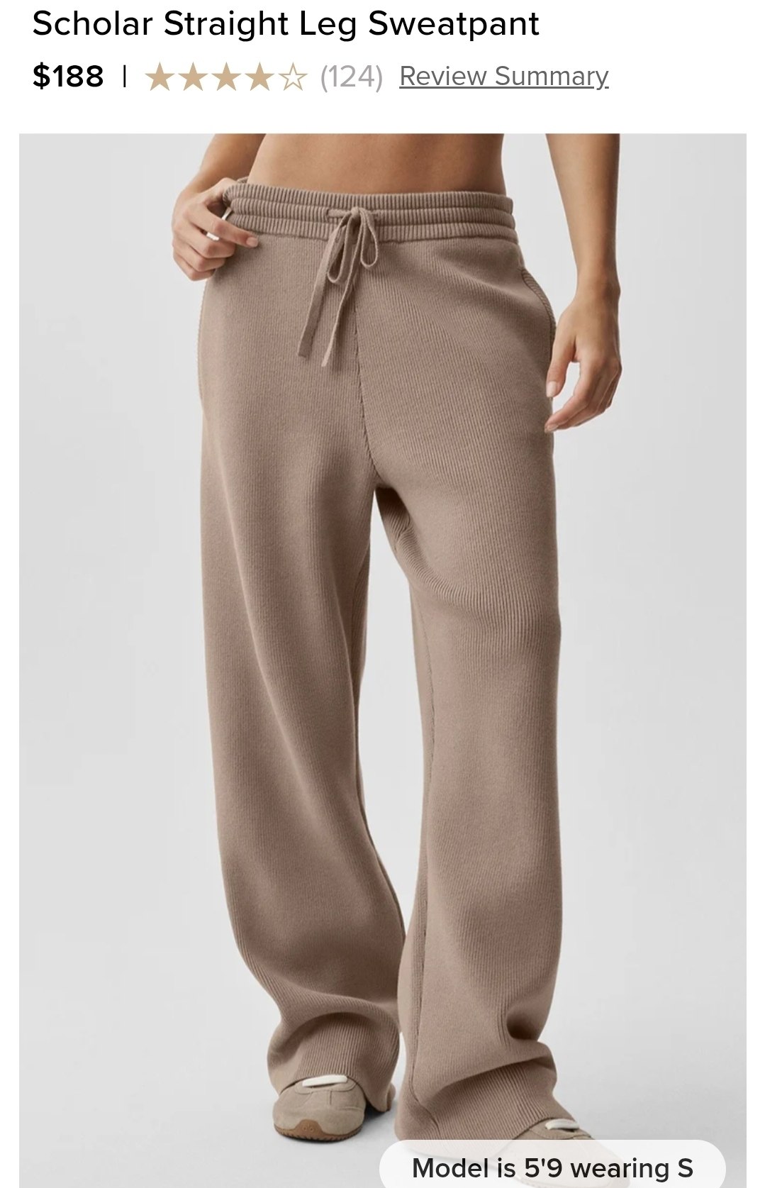 Scholar Straight Leg Sweatpant