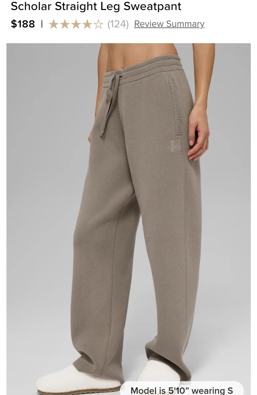 Scholar Straight Leg Sweatpant