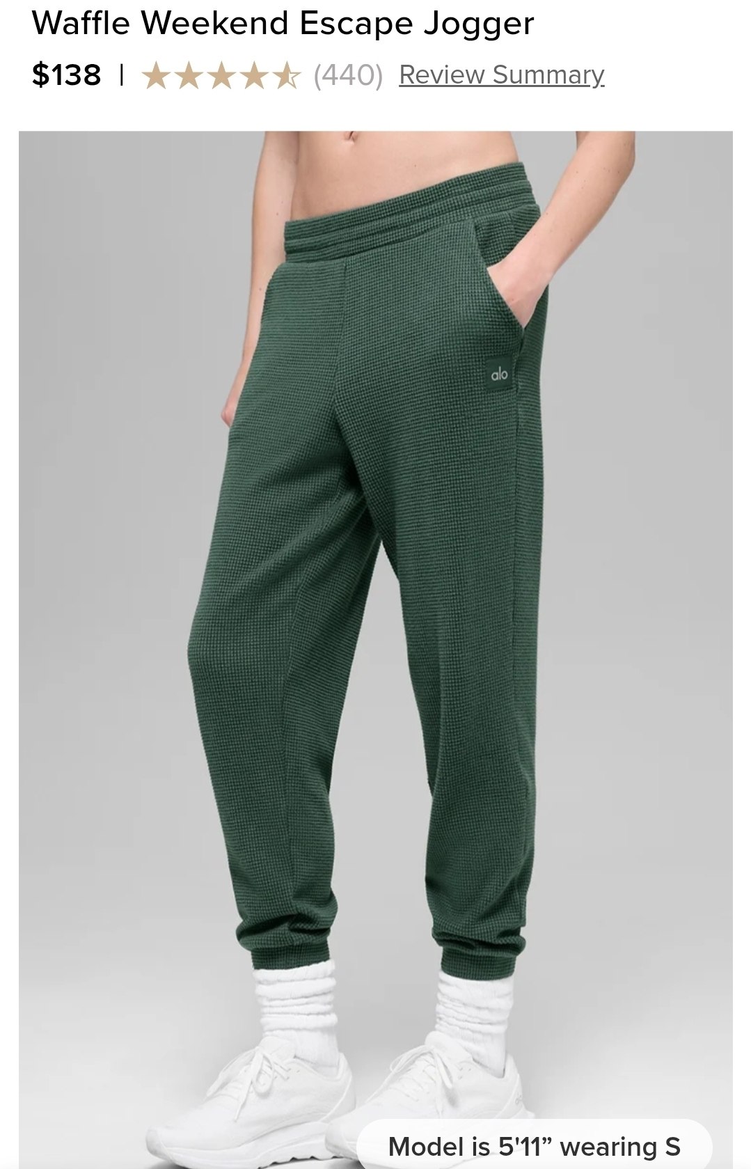 Waffle Weekend Escape Jogger