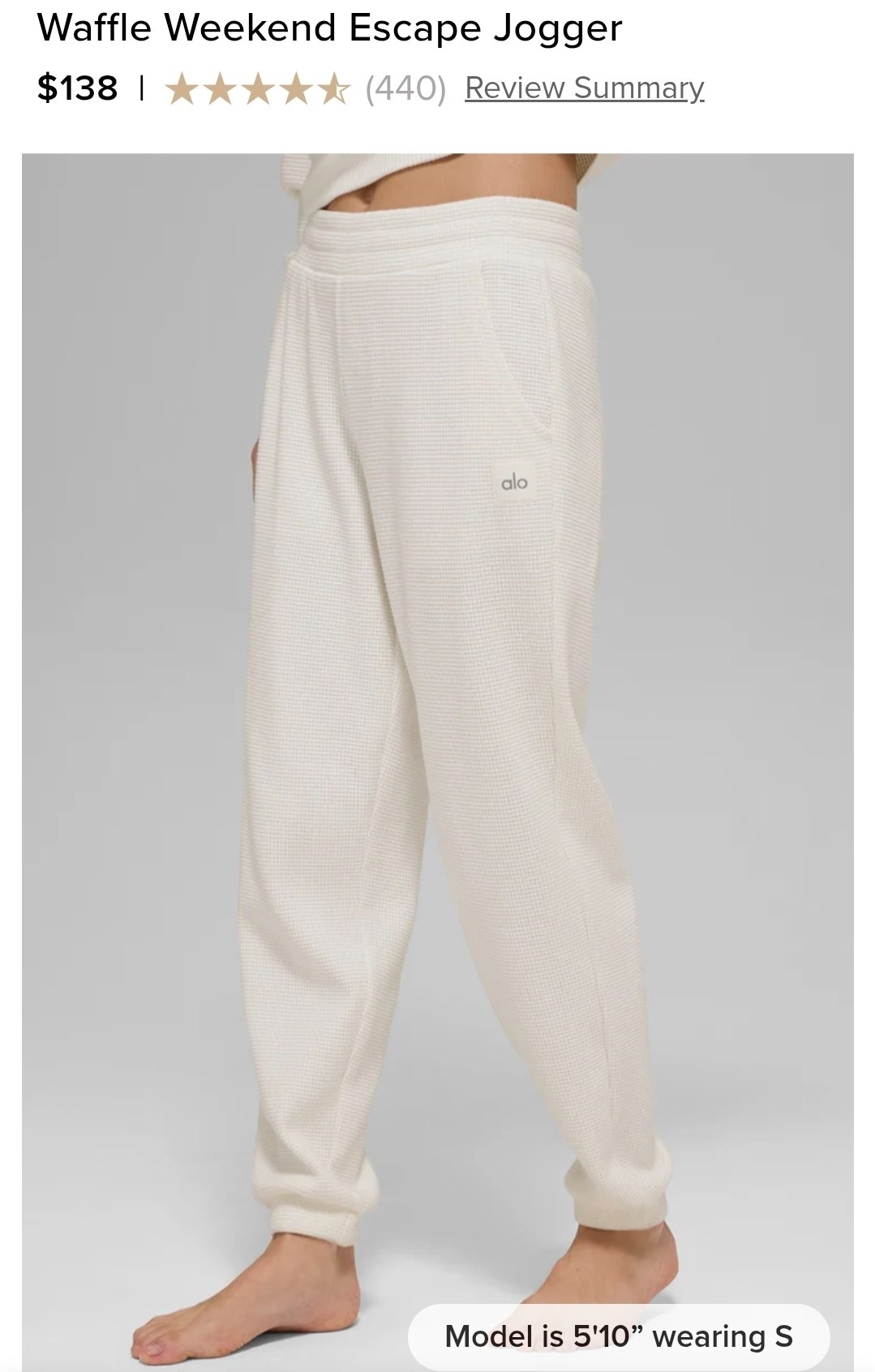 Waffle Weekend Escape Jogger