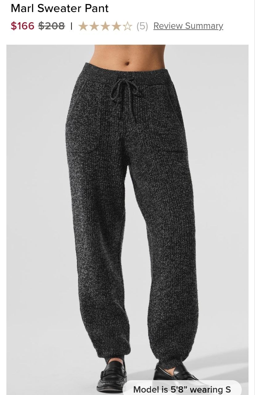 Marl Sweater Pant