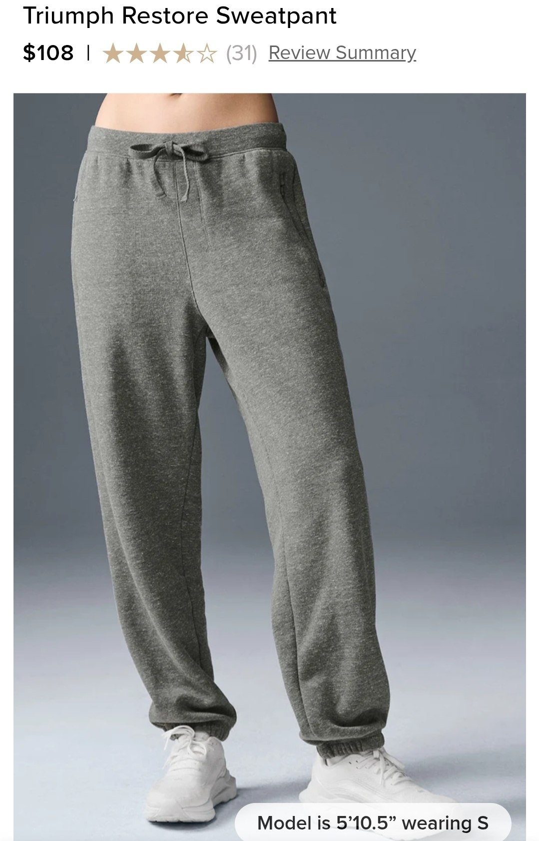 Triumph Restore Sweatpant