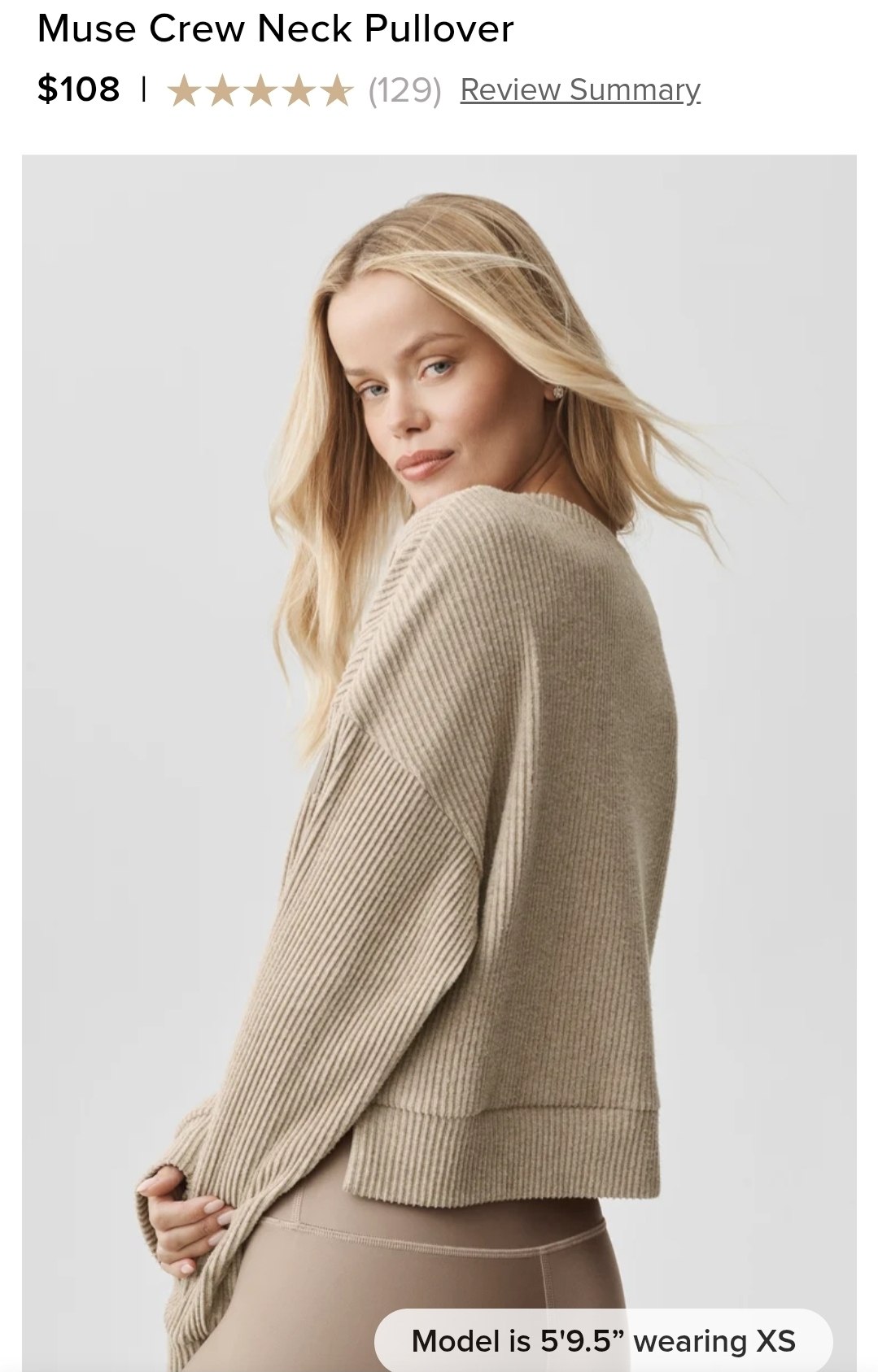 Muse Crew Neck Pullover