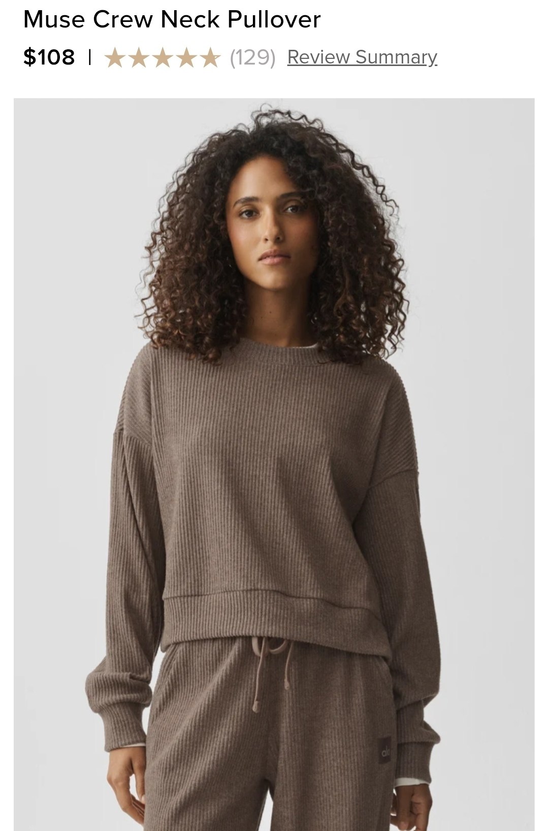 Muse Crew Neck Pullover