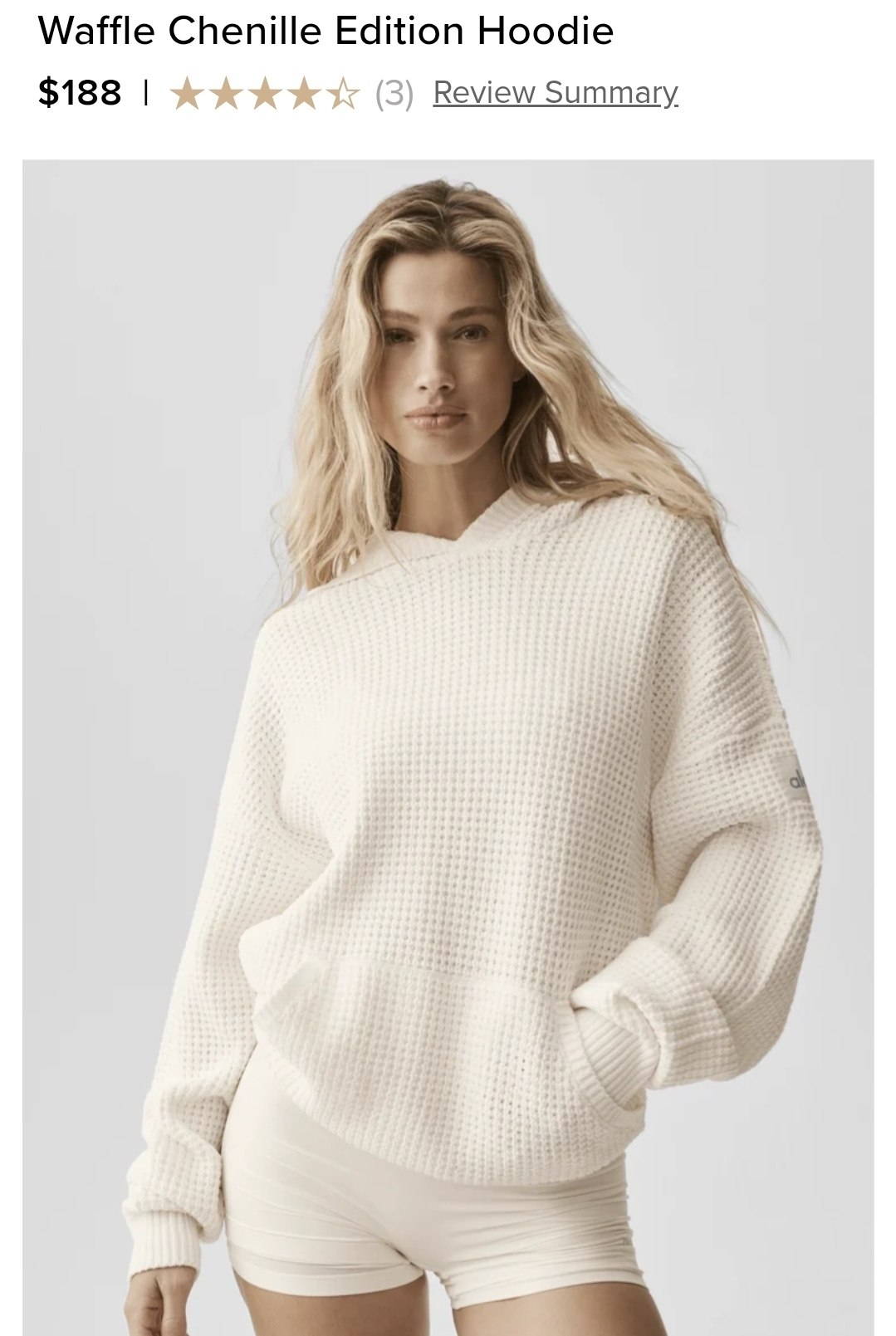Waffle Chenille Edition Hoodie