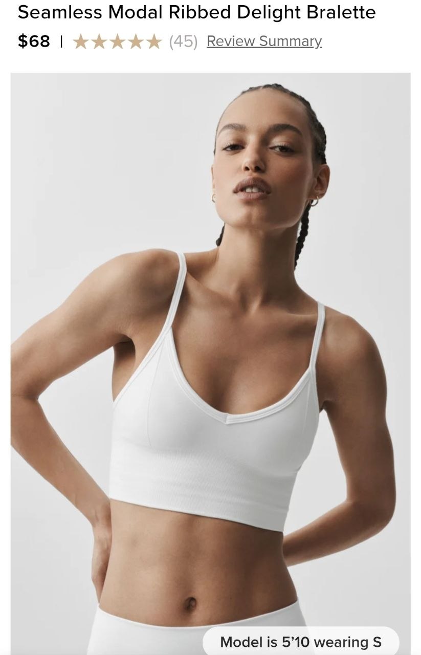 Seamless Modal Ribbed Delight Bralette