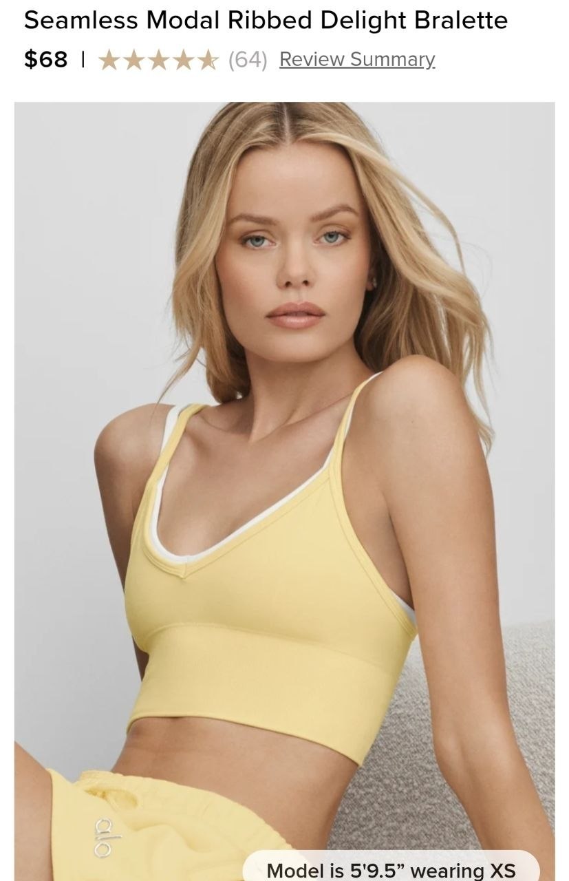 Seamless Modal Ribbed Delight Bralette