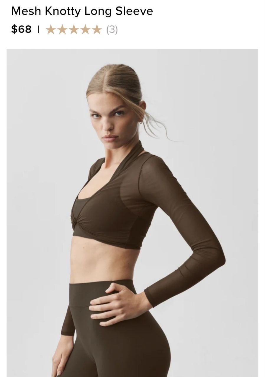 Mesh Knotty Long Sleeve