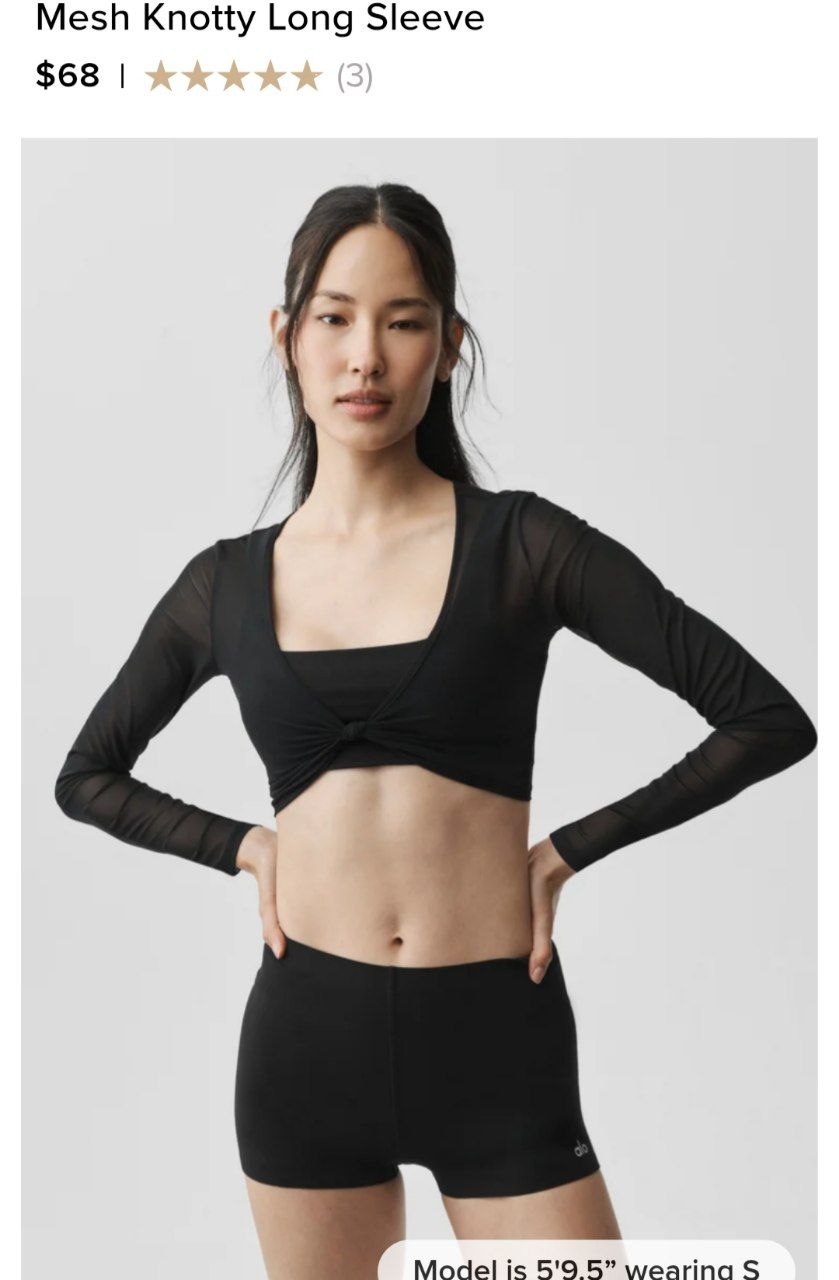 Mesh Knotty Long Sleeve