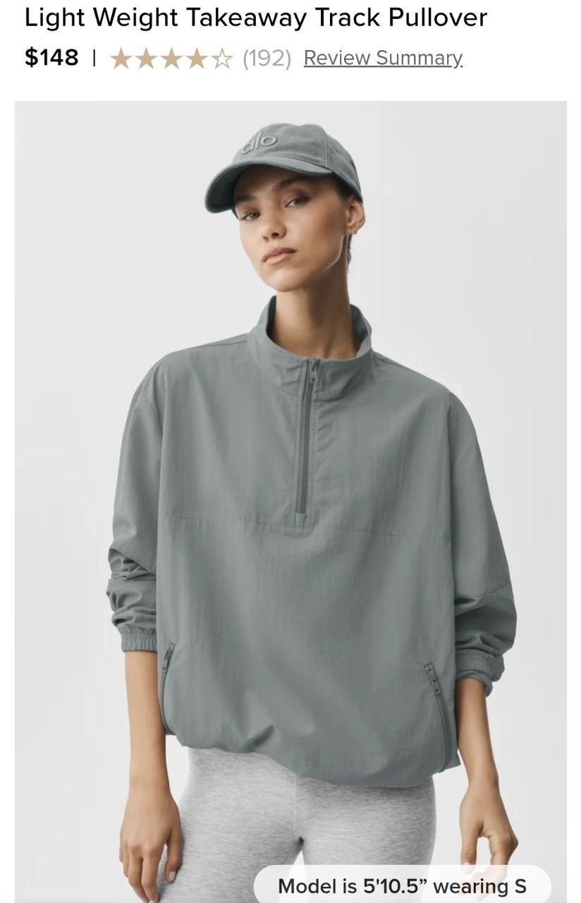 Light Weight Takeaway Track Pullover