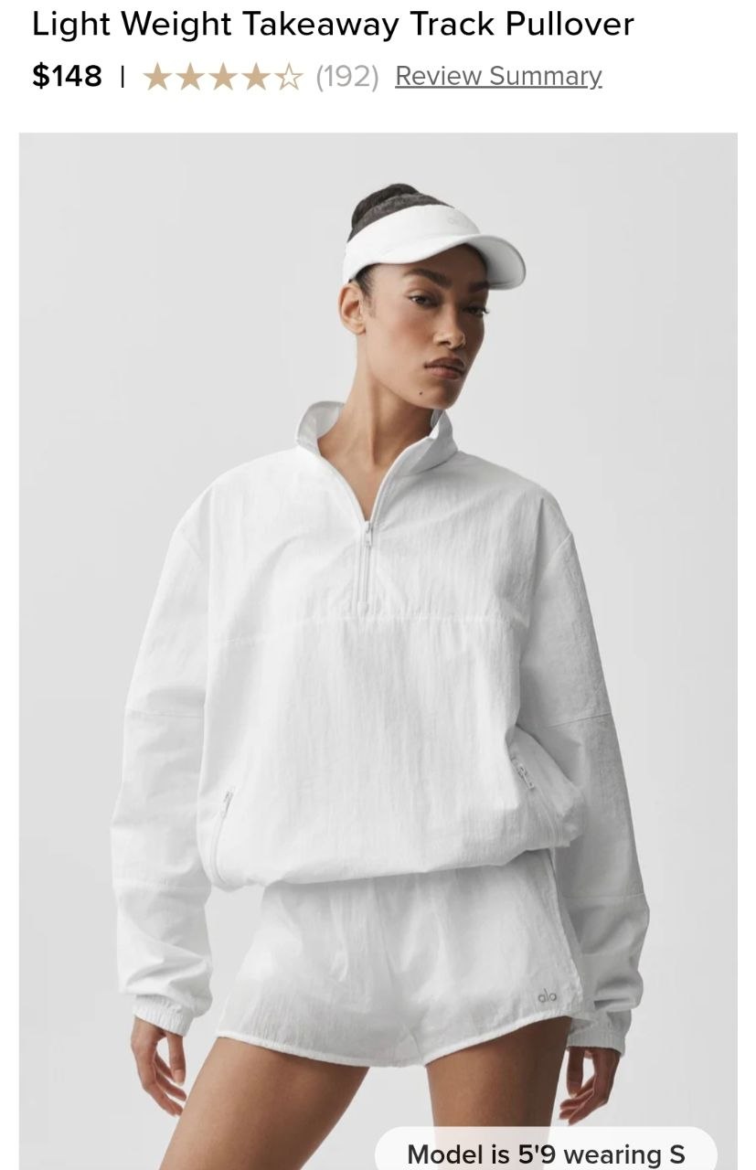Light Weight Takeaway Track Pullover