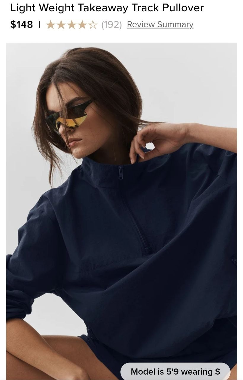 Light Weight Takeaway Track Pullover