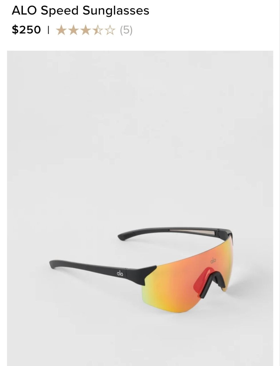 ALO Speed Sunglasses