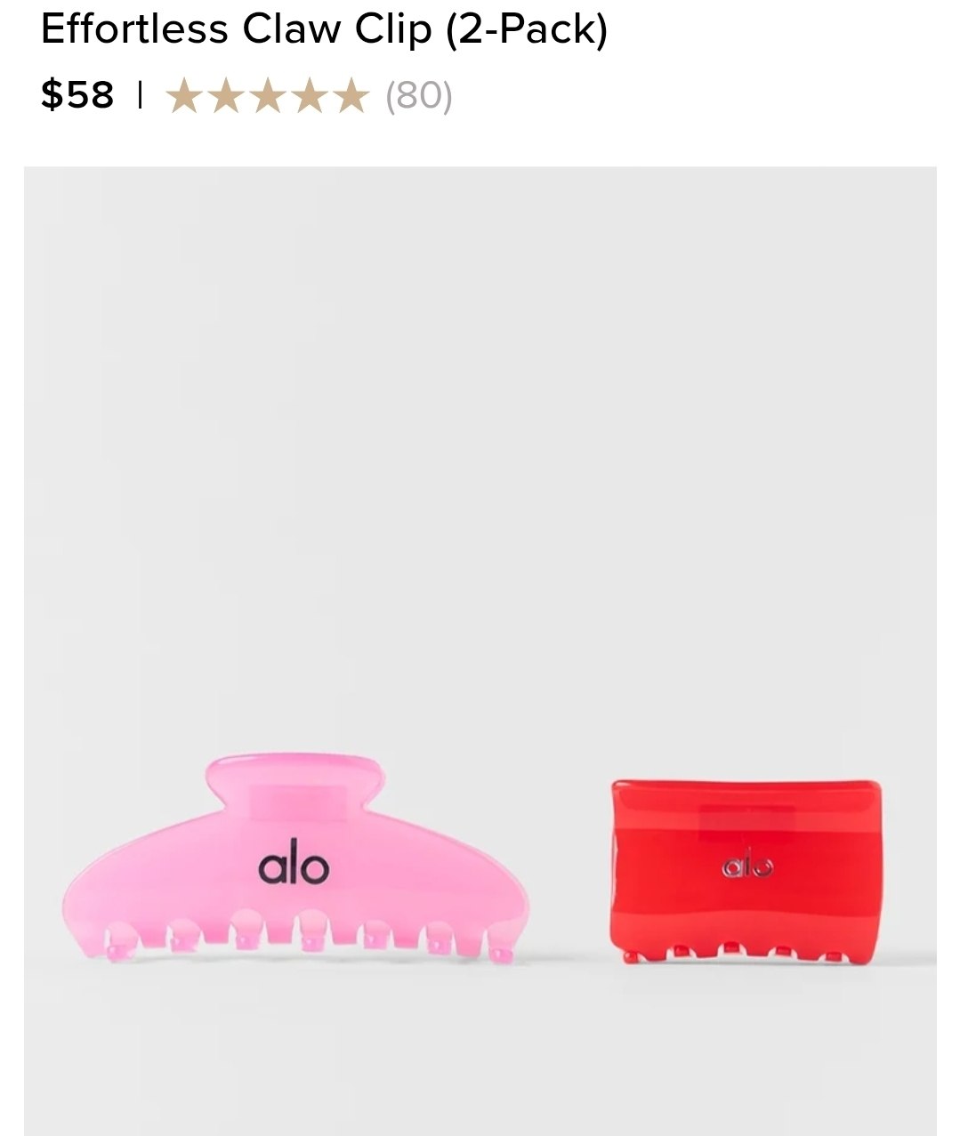 Effortless Claw Clip (2-Pack)