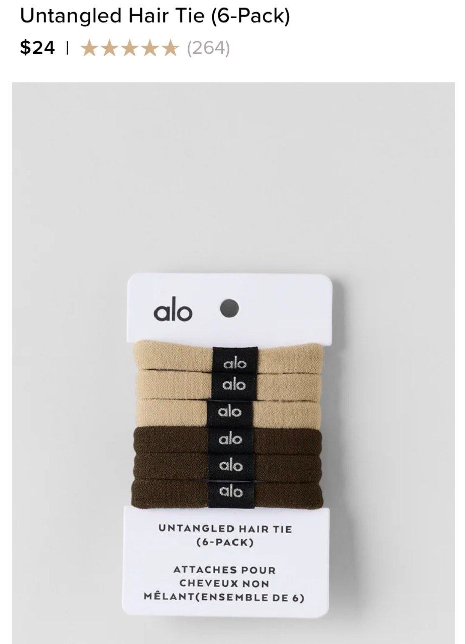 Untangled Hair Tie 6-Pack