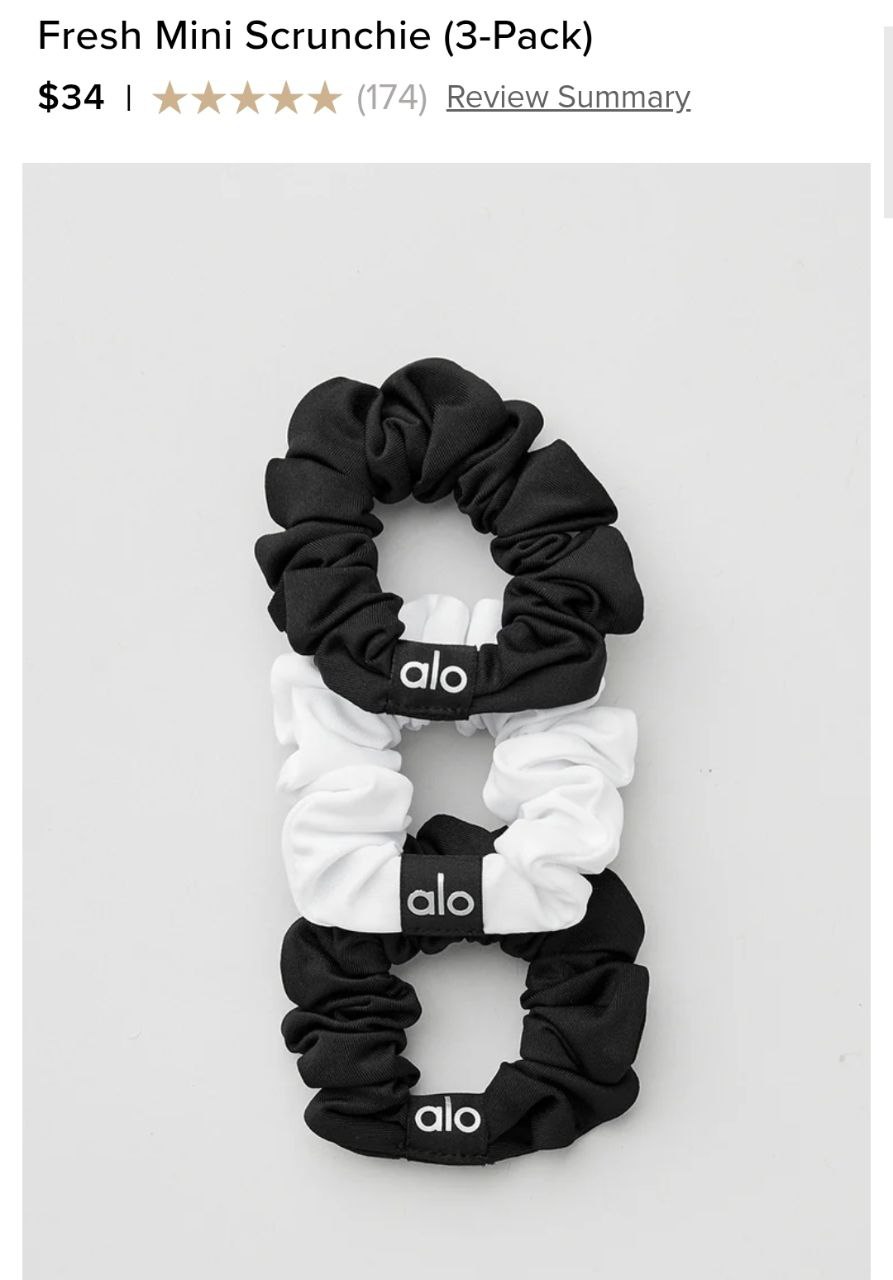 Fresh Mini Scrunchie 3-Pack