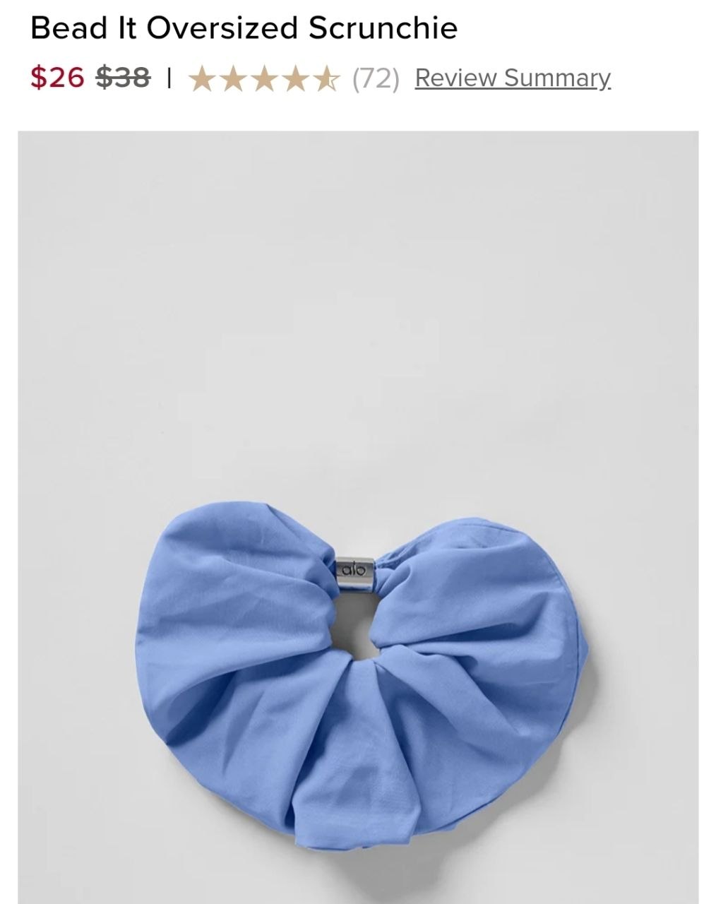 Bead It Oversized Scrunchie