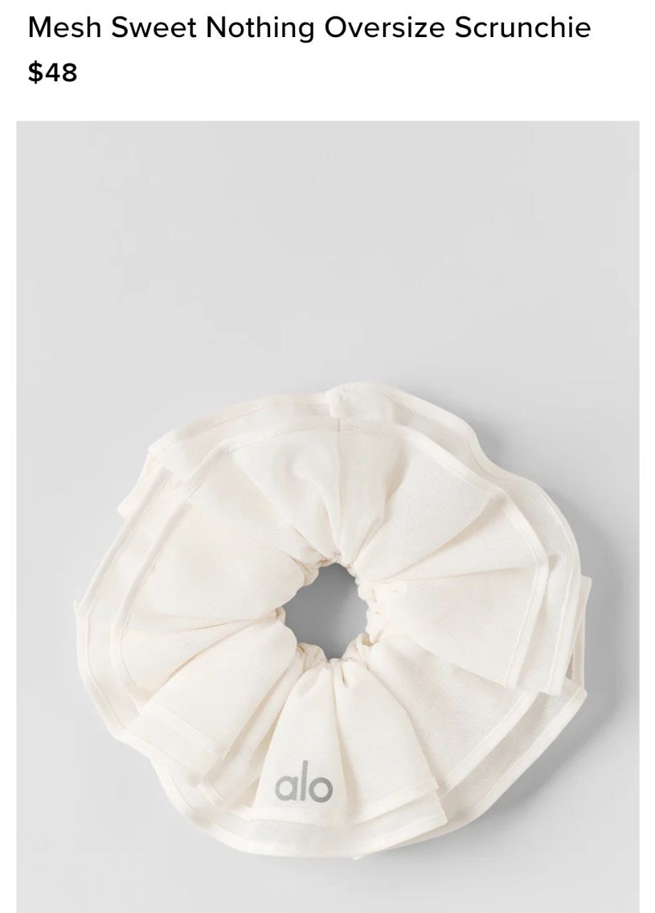 Mesh Sweet Nothing Oversize Scrunchie