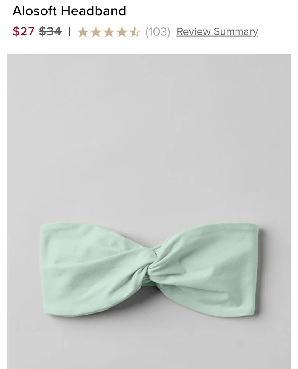 Alosoft Headband