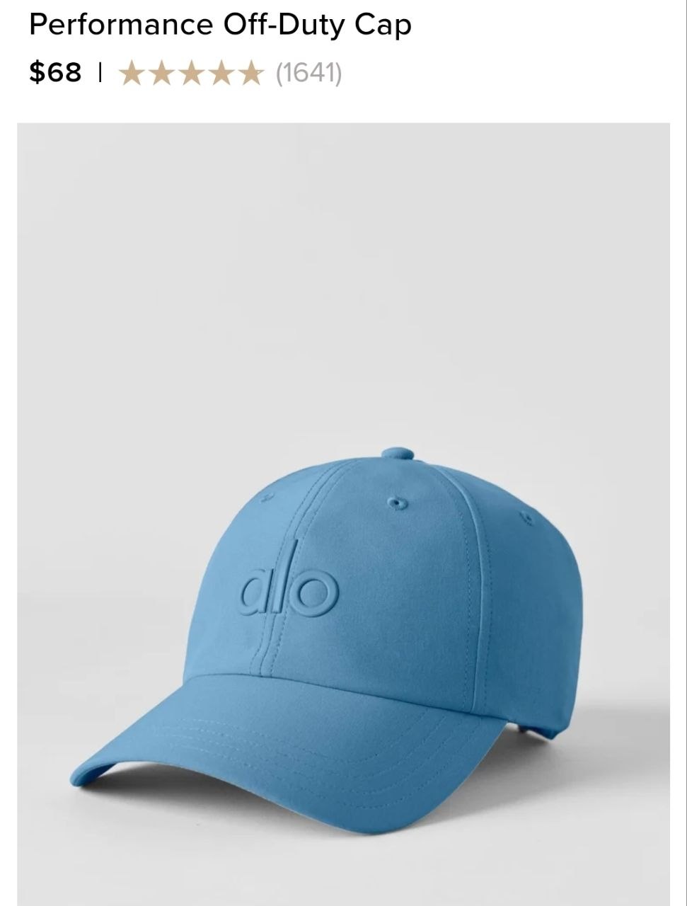 Performance Off-Duty Cap