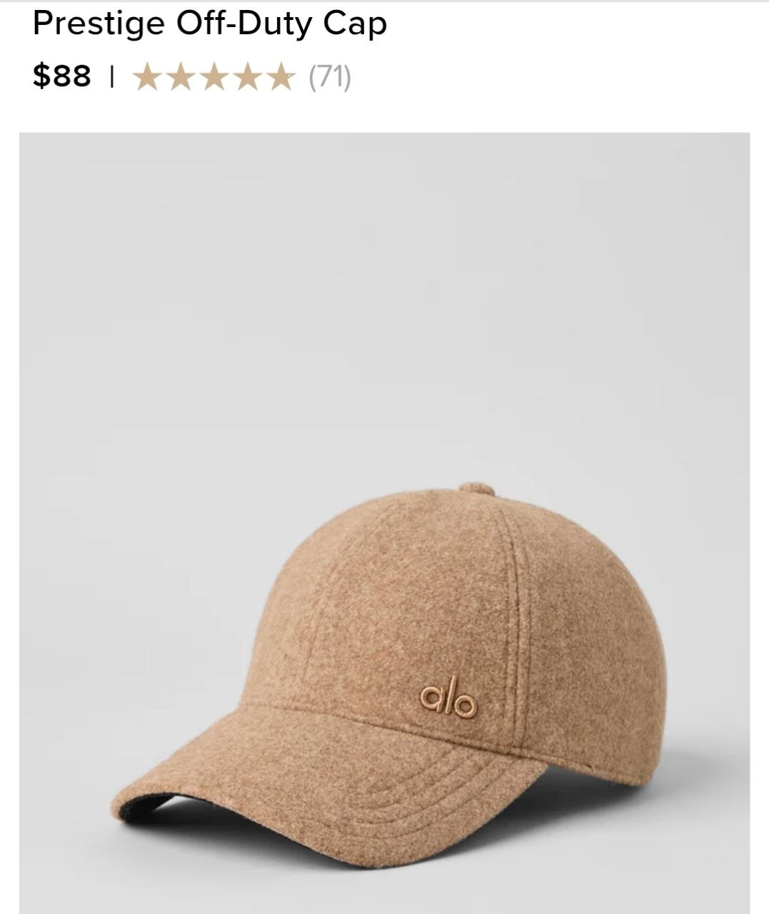 Prestige Off-Duty Cap