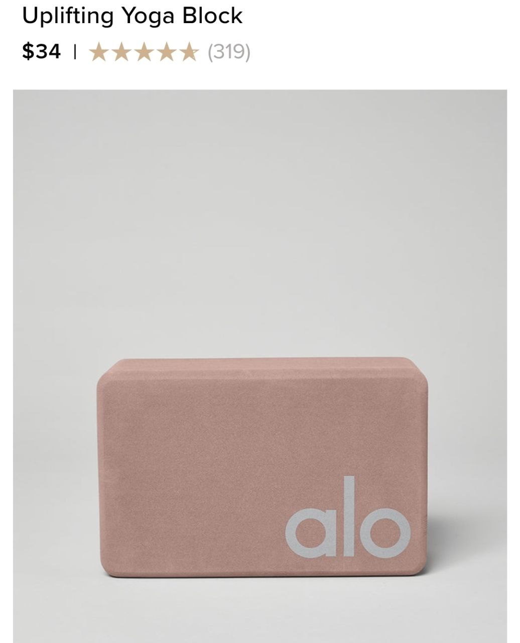 Uplifting Yoga Block