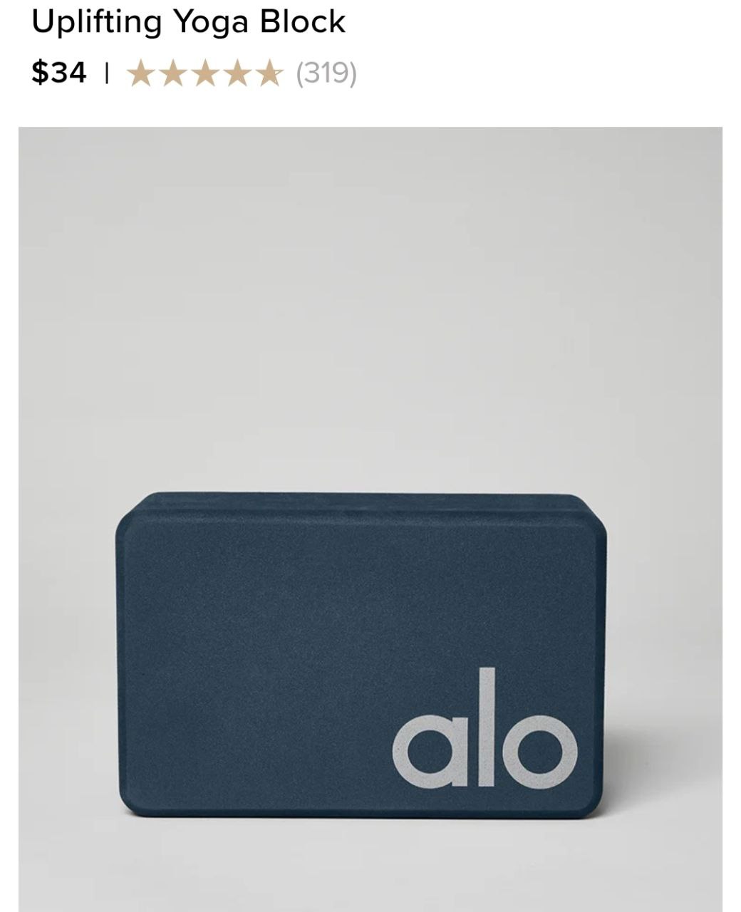 Uplifting Yoga Block