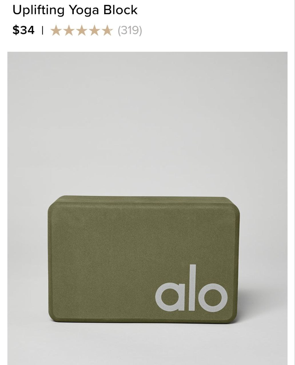 Uplifting Yoga Block