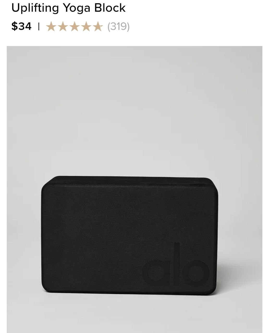 Uplifting Yoga Block