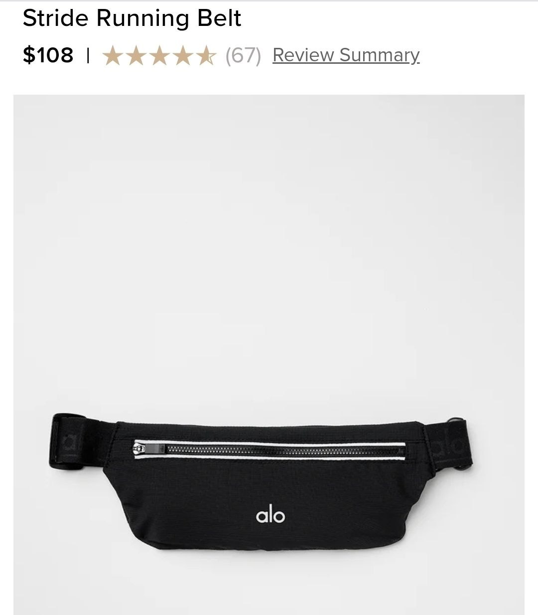 Stride Running Belt