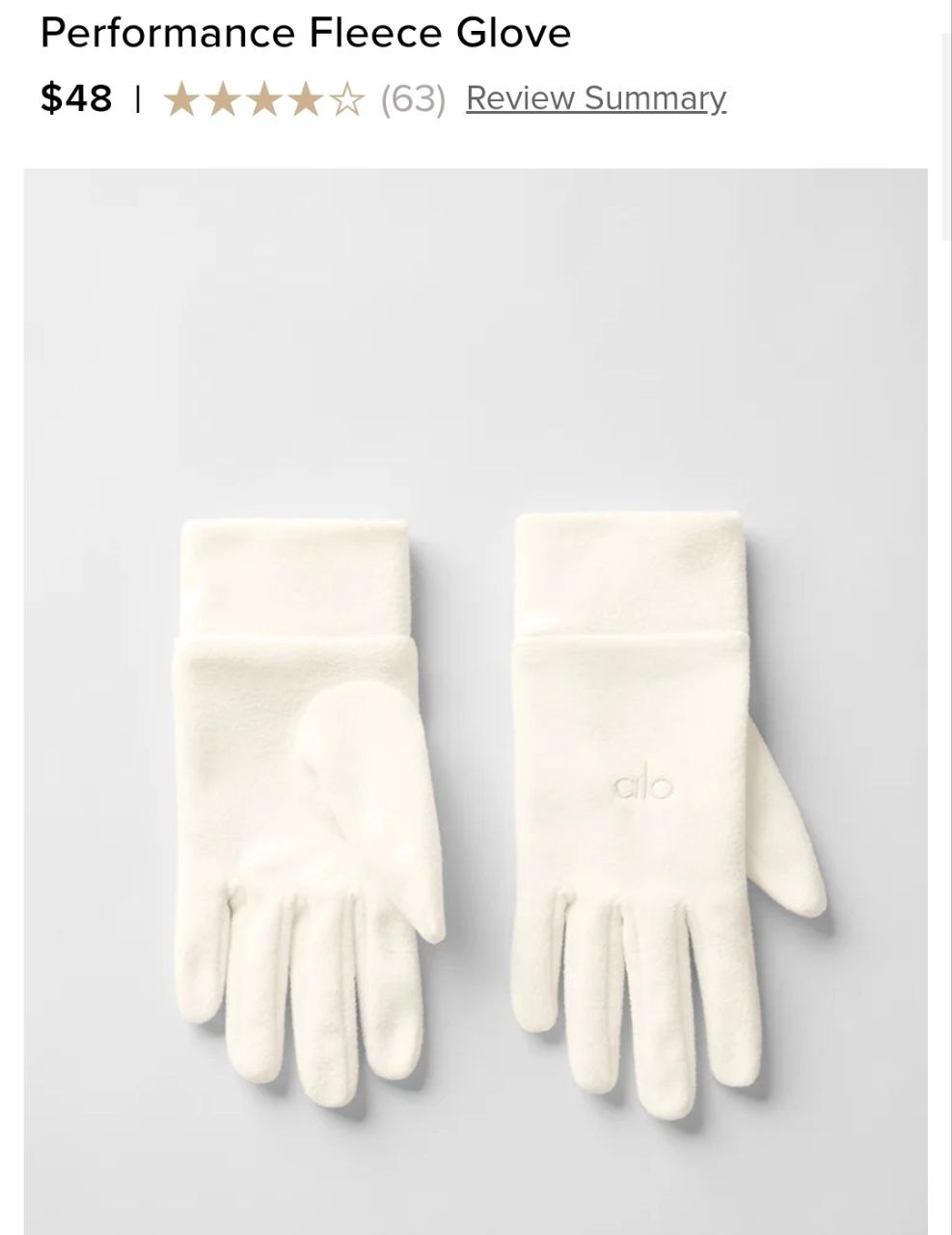 Performance Fleece Glove