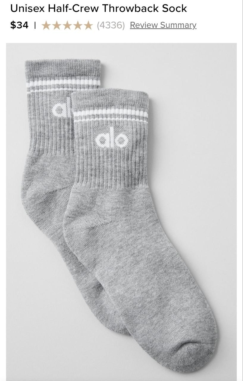 Unisex Half-Crew Throwback Sock