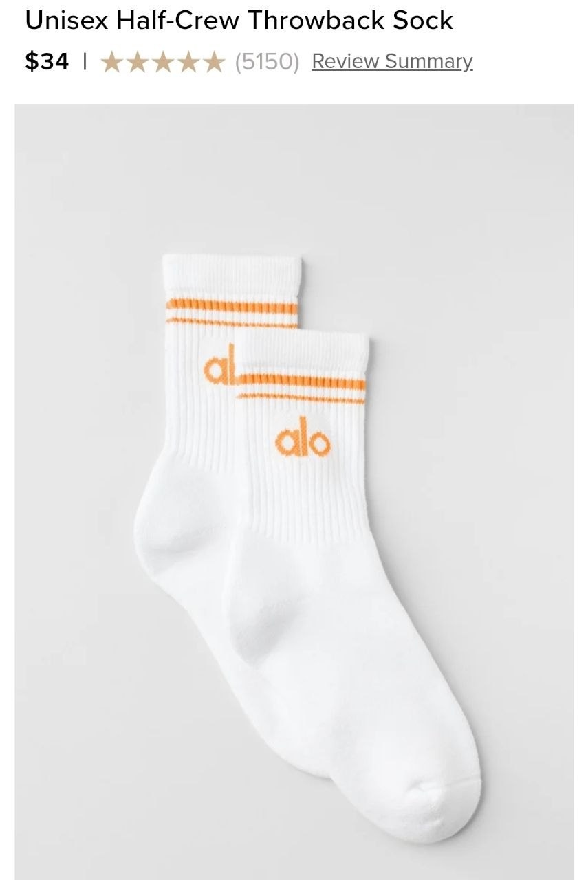 Unisex Half-Crew Throwback Sock
