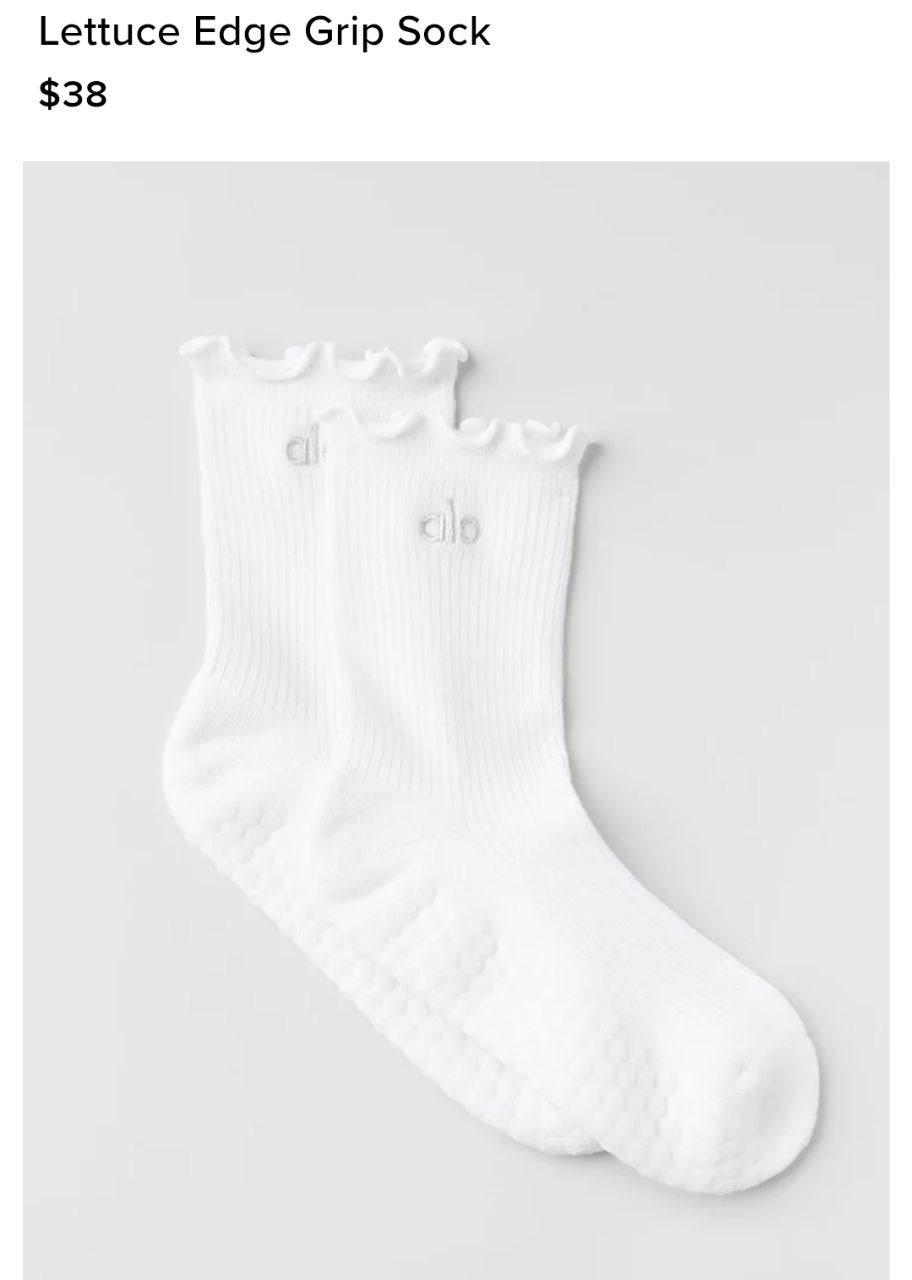 Lettuce Edge Grip Sock